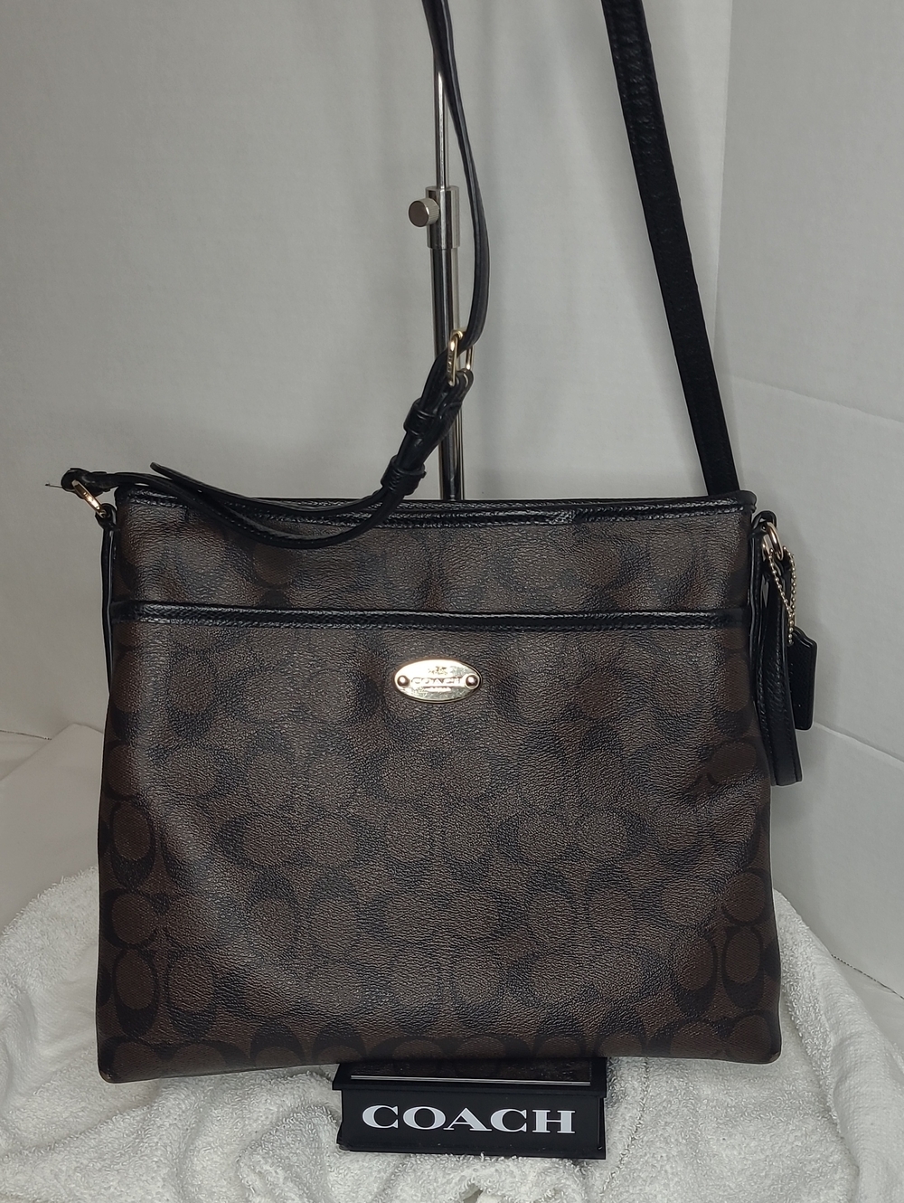 Coach Signature Black Crossbody Bag